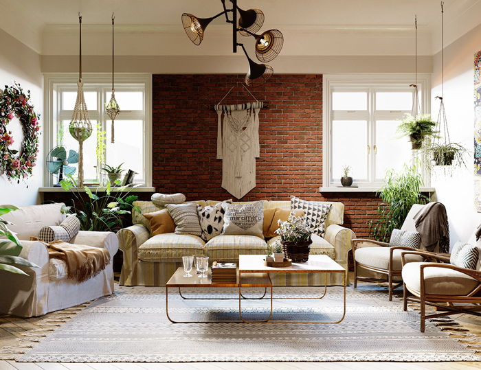 Lưu ý khi lựa chọn đồ nội thất theo phong cách thiết kế Bohemian